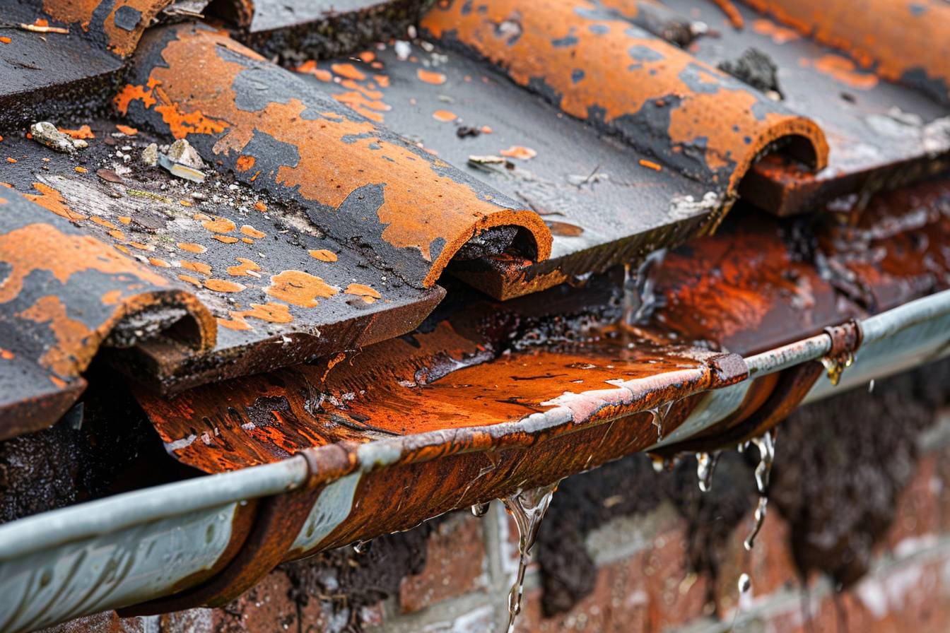 Quels sont les signes indiquant un problème avec les gouttières ?